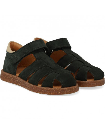 Sandal with Adjustable Velcro Closure Deep Teal