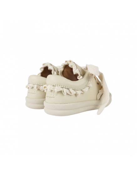 Wisel Sneakers Cream Leather 3