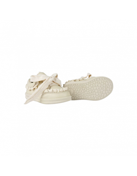 Wisel Sneakers Cream Leather 4