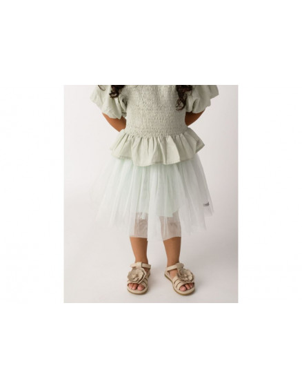 Pien Skirt Mint Green Metallic 3