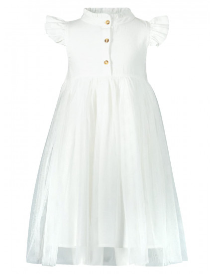 Fleurance Dress Oﬀ White 