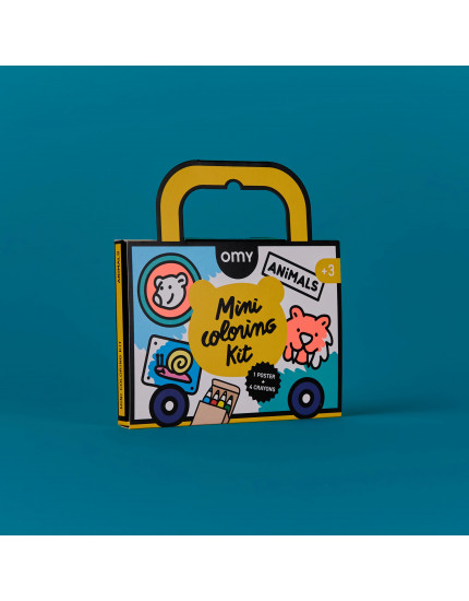 Mini Coloring Kit - Animals One Size