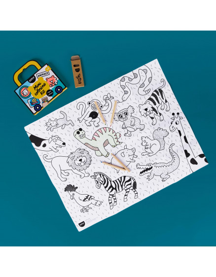 Mini Coloring Kit - Animals 5