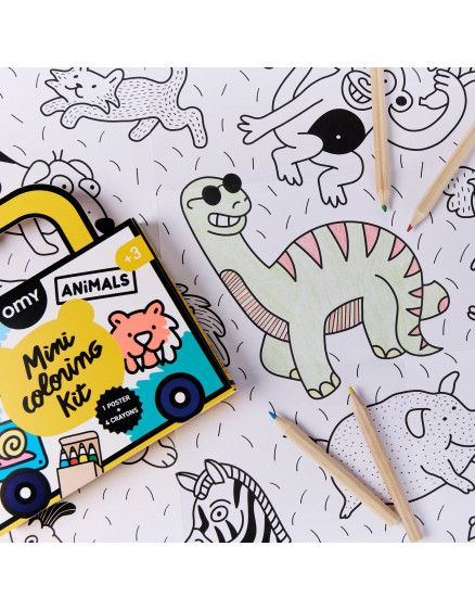 Mini Coloring Kit - Animals 3