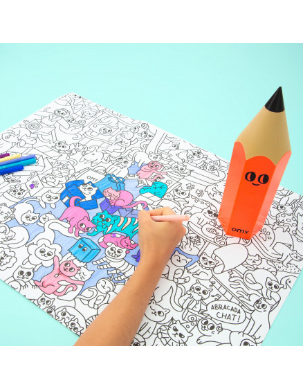 Pencil Box Orange - Giant Pencil Holder 5
