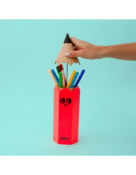 Pencil Box Orange - Giant Pencil Holder 4