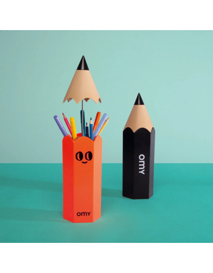 Pencil Box Orange - Giant Pencil Holder 2