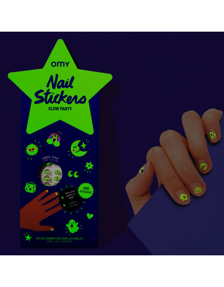 Glow Party - Nail stickers 4