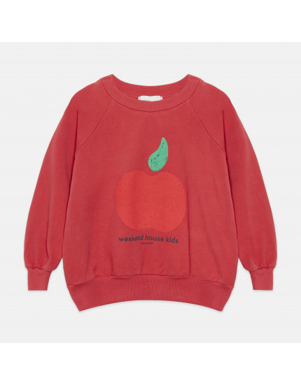 Apple Sweatshirt Red