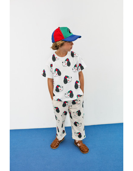 Happy Dog All Over T-shirt White 4