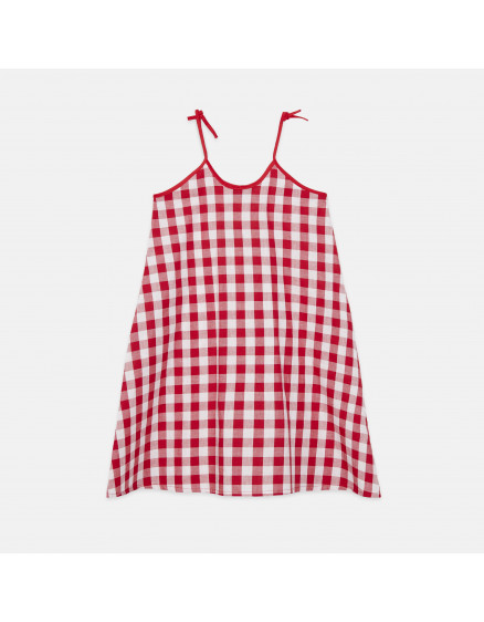 Apple Dress Red and White 4