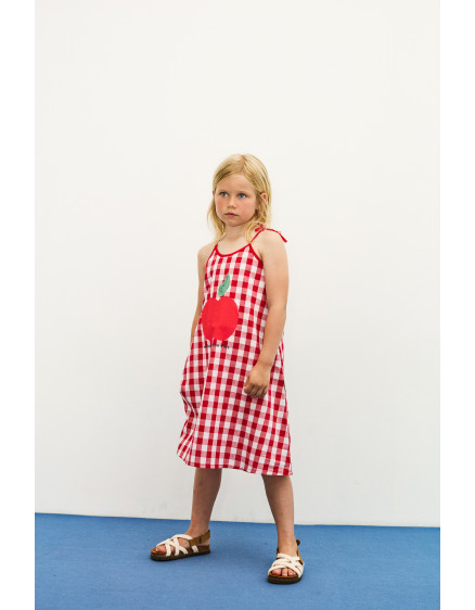 Apple Dress Red and White 3