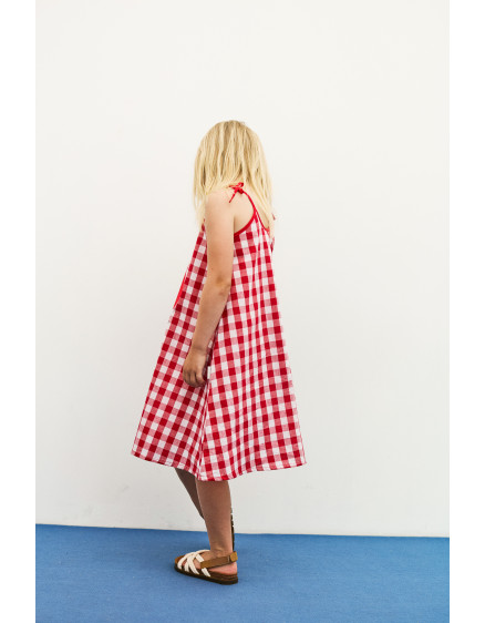 Apple Dress Red and White 2