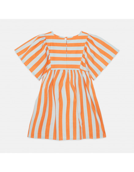 Stripes Butterfly Dress Orange 4