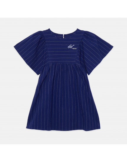 Heart Glasses Butterfly Dress Blue
