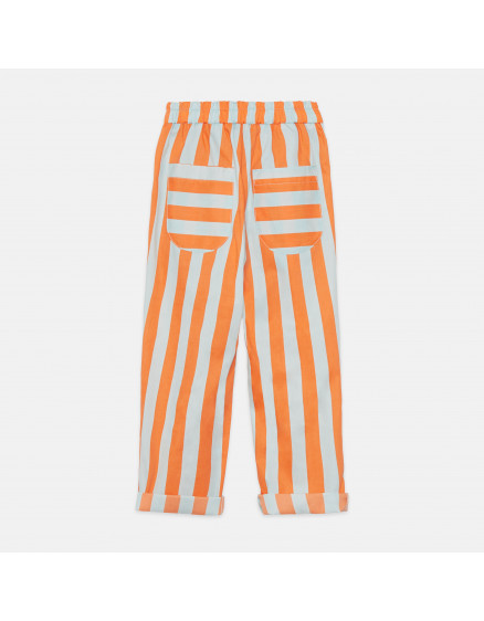 Stripes Carrot Pants Orange 4