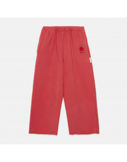 Apple Straight Sweatpants Red 2Y