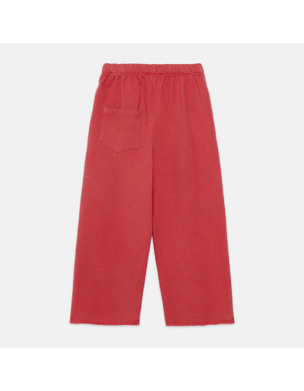 Apple Straight Sweatpants Red 2