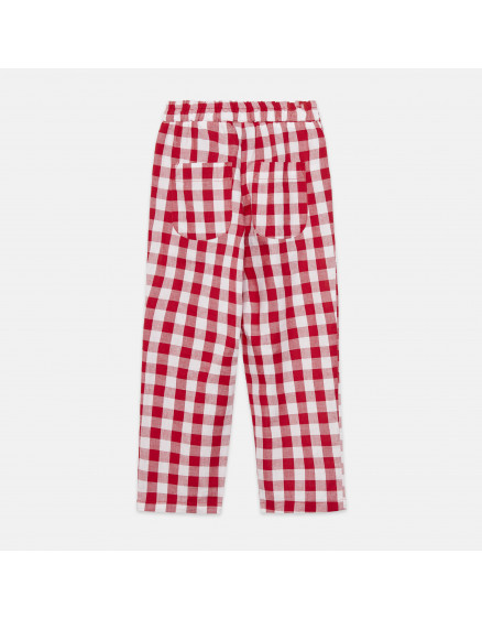 Apple Carrot Pants Red and White 4