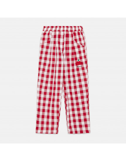 Apple Carrot Pants Red and White