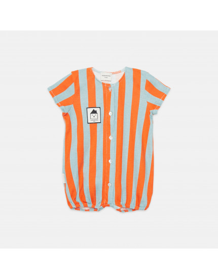 Stripes Baby Romper Orange 12-18M