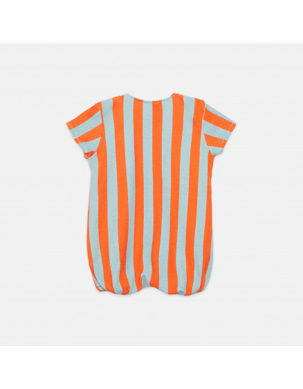 Stripes Baby Romper Orange 2