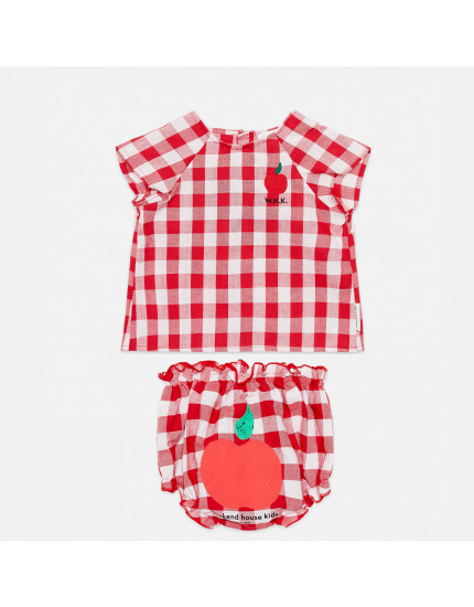 Apple Baby Set Red White