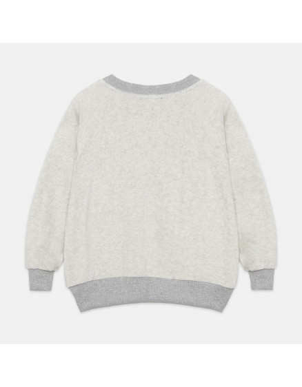 Star Kid Towel Sweatshirt Grey 4