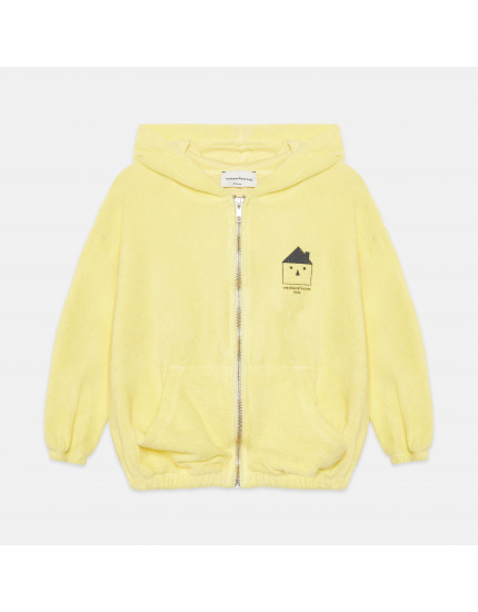 Swan Hoodie Soft Yellow