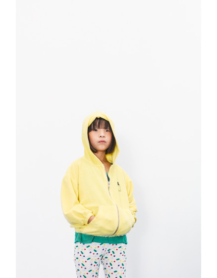 Swan Hoodie Soft Yellow 3