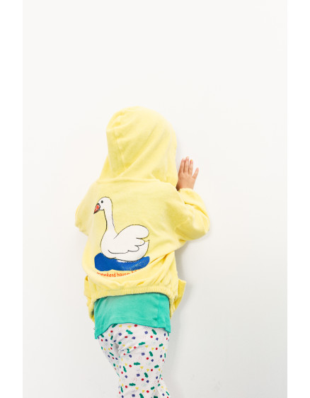 Swan Hoodie Soft Yellow 2