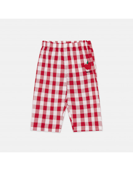 Apple Baby Pants Red and White