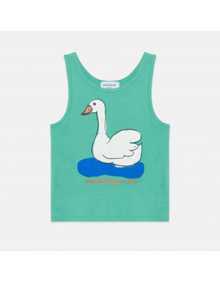 Swan Tank T-shirt Green