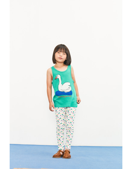 Swan Tank T-shirt Green 3