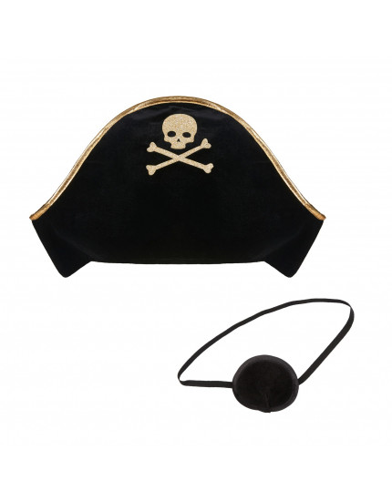 Комплект Pirate Hat and Patch Один розмір