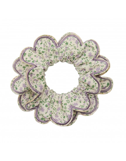 Резинка Scrunchie Floral Purple Один розмір