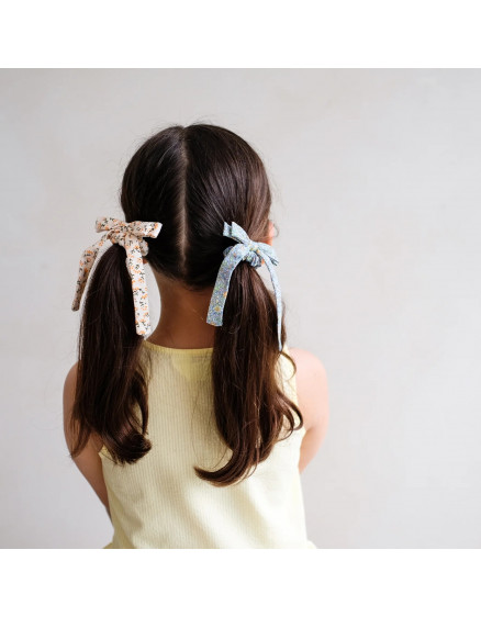 Floral Bow Scrunchies Multi 3