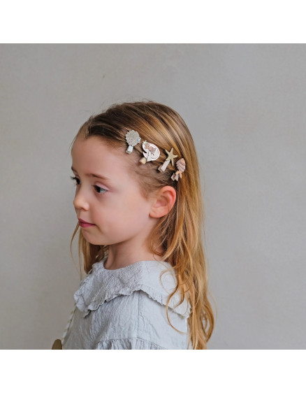 Mermaid Mini Clips Metallic 4