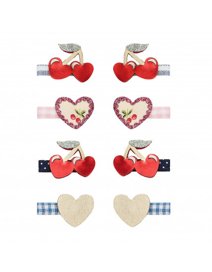 8 х Заколки Red Cherries Mini
