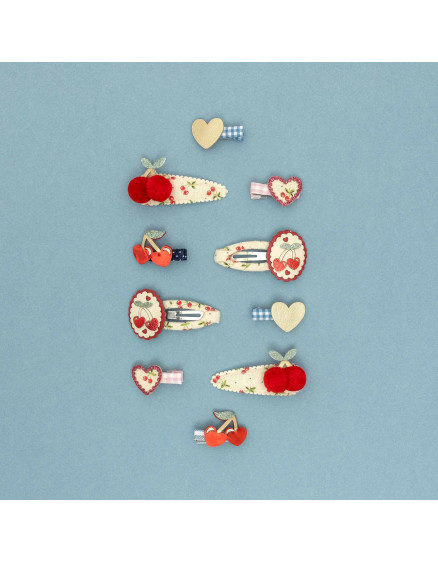 8 х Заколки Red Cherries Mini 2