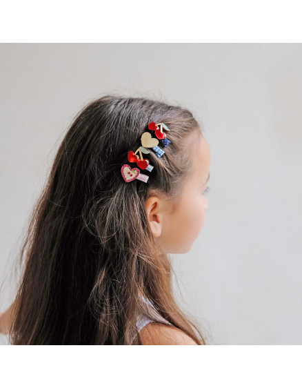 8 х Заколки Red Cherries Mini 5