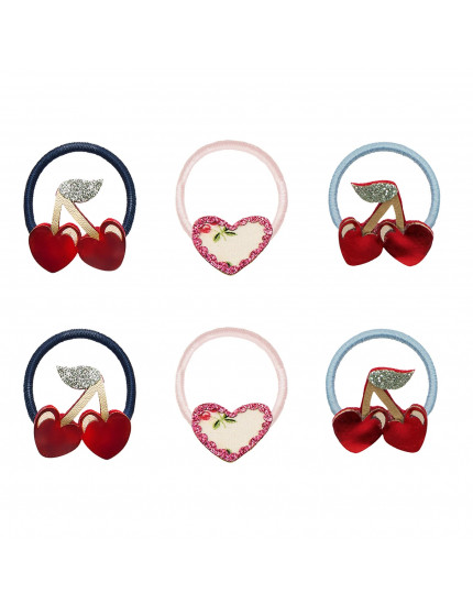 6 х Резинки Red Cherries Mini