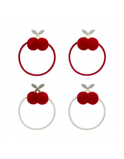 Pom Pom Cherries Ponies Red