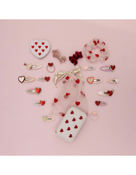 Scalloped Heart Clic Clacs Pink 2