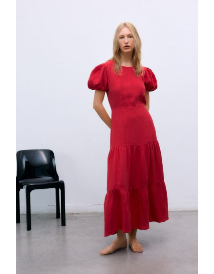 Cala Woman Dress Tulip Red L