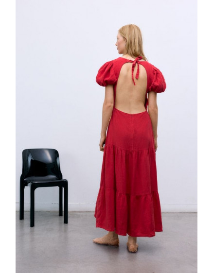 Cala Woman Dress Tulip Red 5