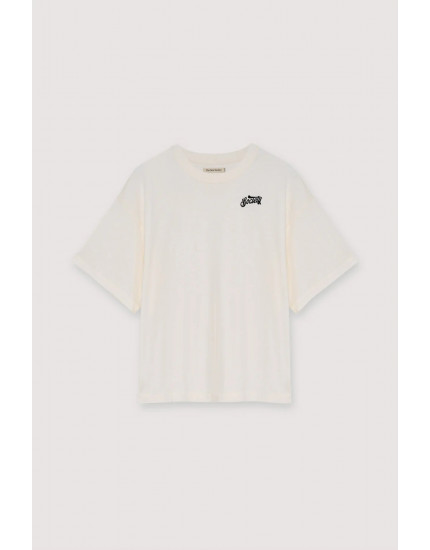 Mazus Woman T- Shirt Ecru L