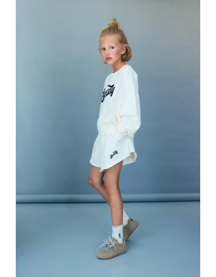 Mazus Teen Sweatshirt Ecru 3