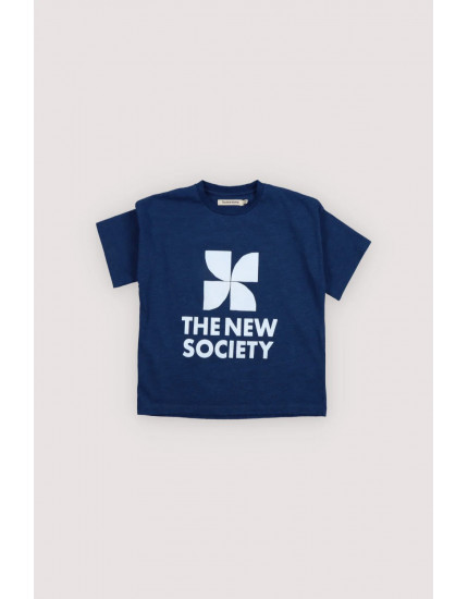 TNS Logo T-Shirt Indigo Denim 10Y