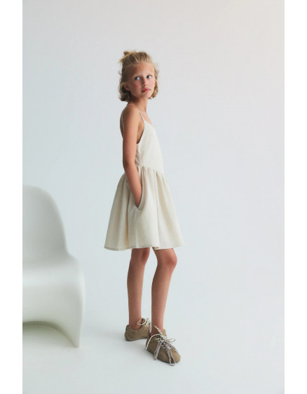 Lippia Teen Dress Sand Vigore Ecru 2